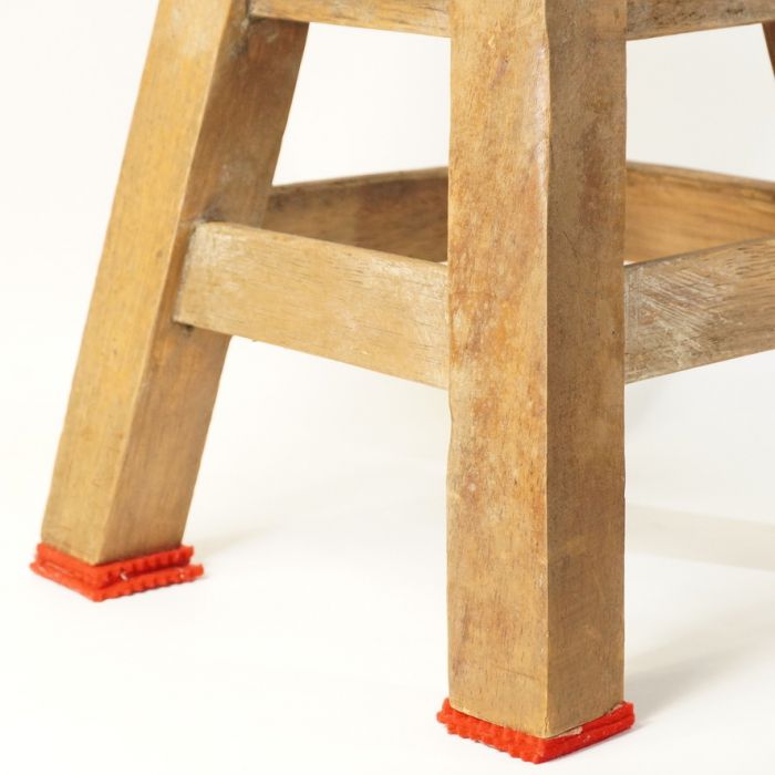 特別ビンテージ　タイ製　木製カエルスツール モンキーポッド　直径25cm 高さ26cm重さ1,6kg ハンドメイド　子ども用椅子　かえる王子　MTY スツール