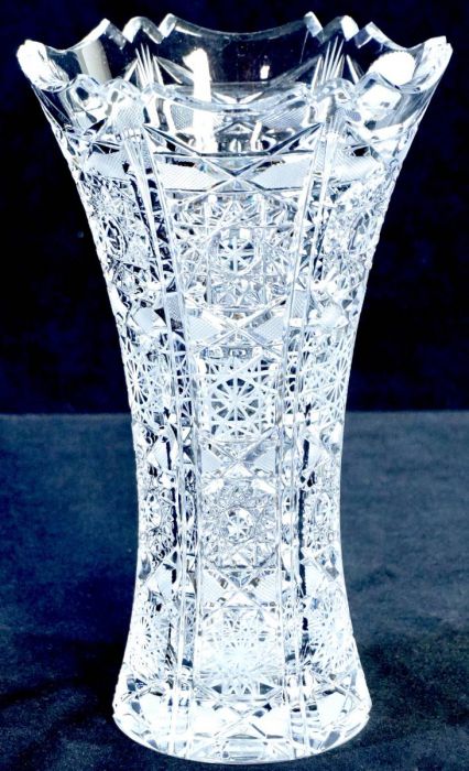 【格安超歓迎】ビンテージ チェコスロバキア ボヘミアクリスタルガラス エッチングタンブラー 4客セット 高さ13.5㎝ 細密な模様が素晴らしい! YKT クリスタルガラス