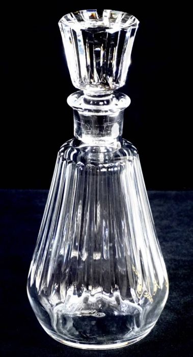 Vintage French Baccarat Decanter Brandy Camus Baccarat Carafe  Transparency・Heavy・Luxury Gem Diameter 10cm Height 26cm AYS