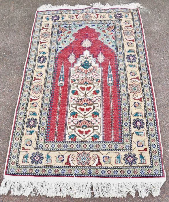 30％OFF! トルコ手織絨毯 カイセリ ザロチャラク 88x140 16ノットcm