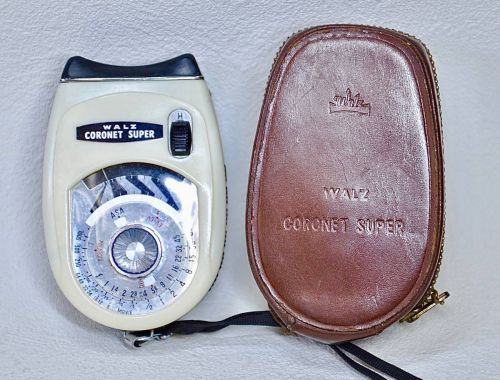 Showa Vintage WALZ CORONET Light Meter Exposure Meter Estate Sale! OB