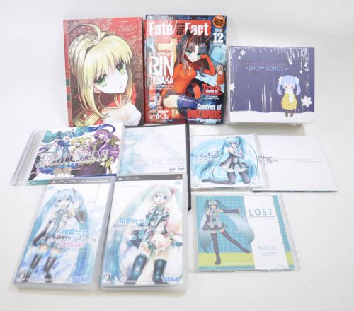 Fate / the Fact Hatsune Miku DVD / CD / PSP Set Estate Sale! IEI