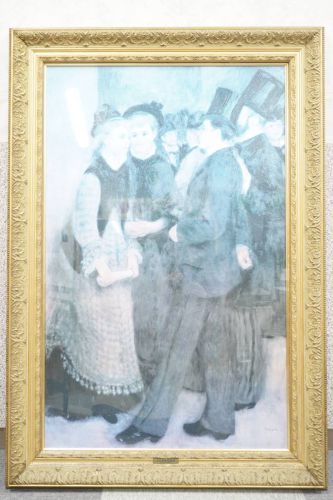 Sold Out! Pierre-Auguste Renoir "Exit of the Conservatoire" Impressionist Painting No. 40 Reproduction Width 82cm Height 118cm! MHF