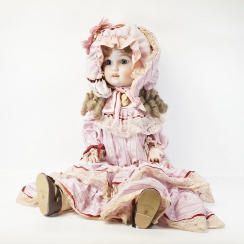 Showa Vintage bisque doll Western doll Collectors Doll Bevedoll paper weight eye height 75cm ATN