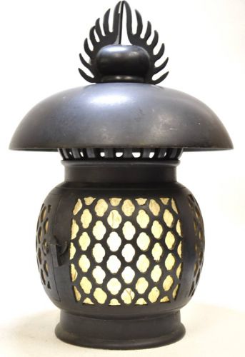 Sold Out! Period Antique Kantong-shaped Lantern Tōmyō Dai-dōrō Temple Buddhist Fittings Estate Sale IKT