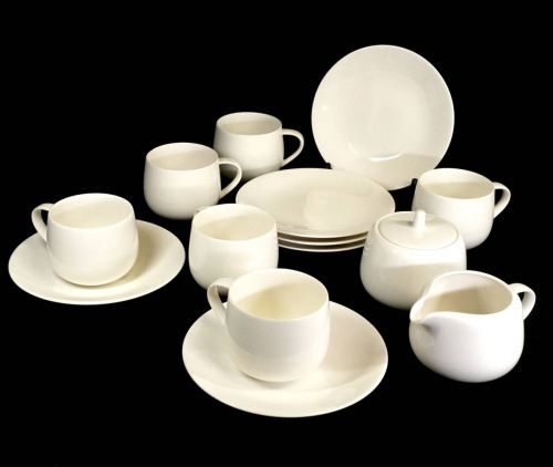 Seto Seei Ceramics SEYEI FINE CHINA tea set cup & saucer 6 customers, sugar pot, creamer Showa retro miscellaneous goods SHM