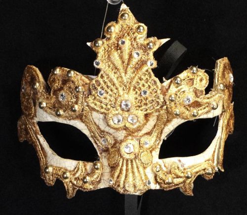 Authentic Italian Venetian mask Masquera Columbina Eye mask As a mask / wall-mounted object Width 14 cm Depth 6 cm Height 12.5 cm MNK