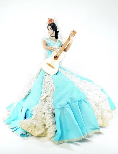 売り切り!　ビンテージ　スペイン　チクラナ MARIN社　フラメンコ人形　高さ43cm！ ハンドメイドで作られた表情豊かな人形　KYA
