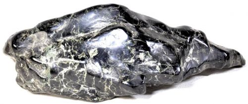 Sold Out Special Price! Vintage Ornamental Polished Stone Power Stone Obsidian Gemstone W38×D20×H14 6.7kg Estate Sale TYF