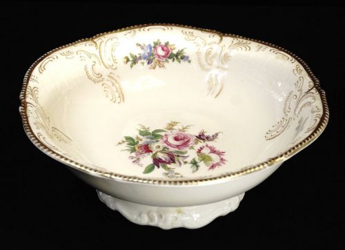 Vintage 1980s German Rosenthal Classic Rose Collection Compote Western Porcelain Diameter 19cm Height 6.5cm TSM