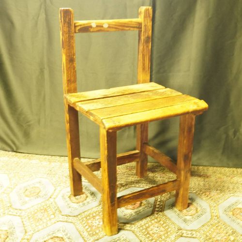 50% off! Showa Vintage Early Showa Wooden Chair Board Chair School Chair The well-used texture gives you warmth KAK