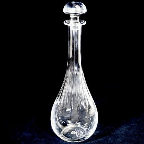 50% off! France Saint Loui Saint Louis crystal decanter streamlined beautiful gem! Diameter 12cm Height 33cm Estate Sale ATN