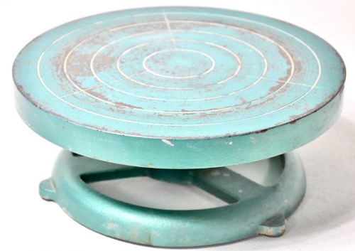 30% OFF! Showa vintage potter's wheel diameter 25 cm height 10.5 cm pottery manual smooth rotation, less shake potter's wheel estate sale MSK