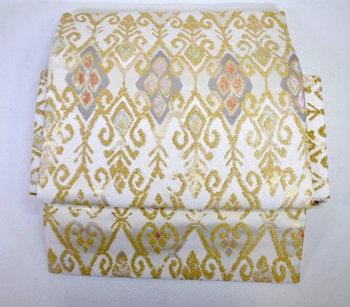 Special sale price! Late Showa period Obi Good condition Gorgeous gold pattern! Estate sale! MMC