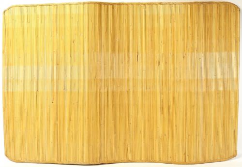 Showa retro vintage bamboo mat Width 89 cm Depth 59.5 cm Thickness 0.5 cm Versatile size for entrance mats and cushions! MYK