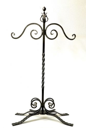 50% OFF Vintage Iron Hanging Stand Plant Pot Planter Gardening Width 54 cm Depth 25 cm Height 97 cm ATN with a nice taste of old iron