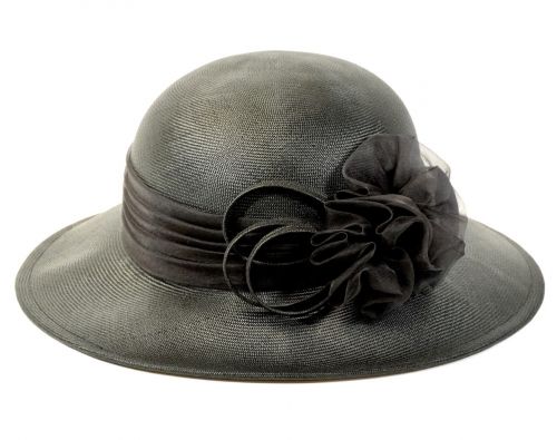 CHIYODA CHAPEAUX domestic party hat for ladies hat diameter 33cm height 14cm head circumference 56cm unused dead stock elegant attire IJS