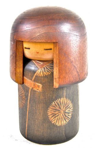 Sold out! Showa Vintage Creative Kokeshi by Miyoshi Local Kokeshi Antique Retro Crafts Estate sale! THT