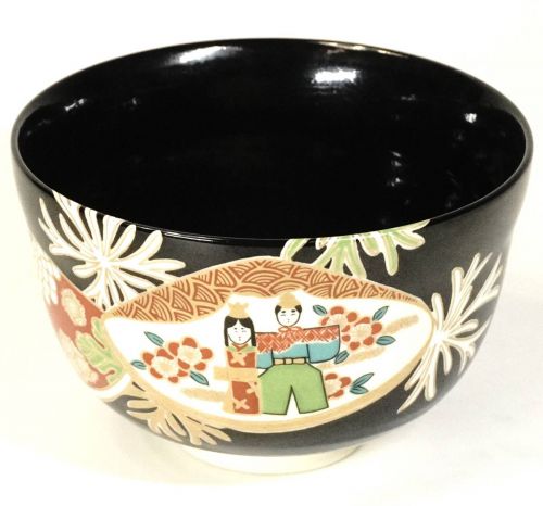 Kyoto ware Kiyomizu ware Miyaji Eikozo Matcha tea bowl tea bowl tea utensils unused dead stock diameter 12 cm height 8 cm YKT