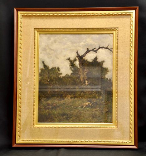 Sold out! Artist unknown Parbizon school Landscape painting (1830-1870 Parbizon village, France) 1857 Millet gleaning gleanings (Musee d'Orsay) Masterpiece MMC