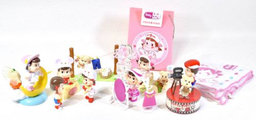 50% off! Fujiya Peko-chan Collection! Minifigure Mascot Keychain Estate Sale MSK