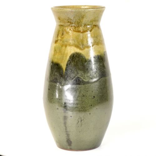 時代物　有田焼　花瓶　 直径16㎝　高さ33㎝　在銘品　 移り変わる釉薬の色彩表現が素晴らしい花瓶！　SHM