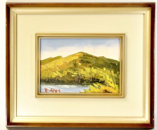 "Oze Shibutsuzan" Oil Painting Landscape SM No. Size Inscription Vintage Painting Art Framed Product Width 42 cm Height 35.5 cm Estate Sale FYO