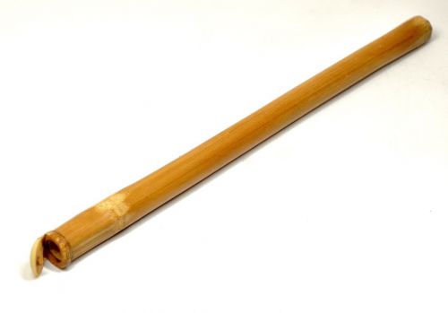 時代物　竹製竹筒　蓋付味わい物入れ 直径1cm長さ12.5cm　エステートセール MYK