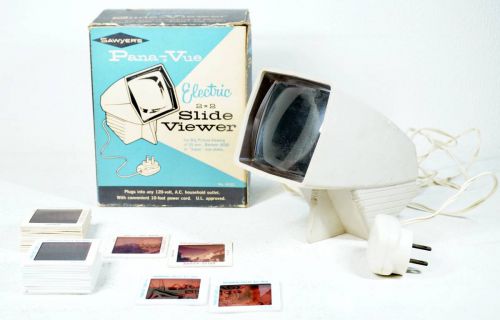 売り切り特価! Slide Viewer　Pana Vue　Electric USA ピクチャーフィルム付 不動品の為使用には要電球交換 ディスプレイとしてもgood YSO
