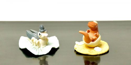 Sold out! Nostalgic showa festival memory series! Miniature Clay Crafts Mysterious Creatures Estate Sale YNK