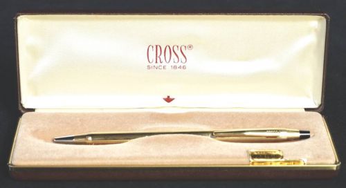 Sold out! US Vintage CROSS ballpoint pen Century 4502 Made in USA 10 gold 10K gold filled with original box beautiful product IJS