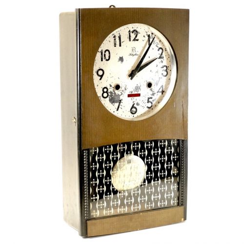 Showa Vintage Rhythm rhythm made wall clock 30DAY pendulum wall clock wall hanging operation goods estate sale SST