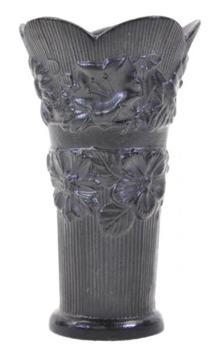 50% OFF! Vintage Iron Iron Handmade Signed European Art Flower Base Vase 5cm W X 13cm H HNK