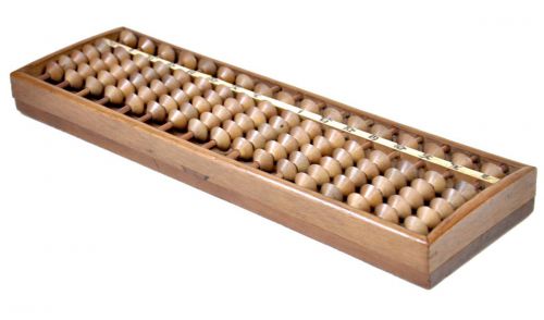 Jidaimono Meiji-Taisho period Five-ball abacus Tokyo Miyazawa Shokai Bushido-like commerce Strenuous study TKS