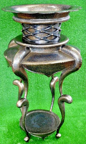 50% OFF! Vintage Iron Flower Stand Flower Stand Imported from Overseas Excellent Design Width 45cm X Height 74cm Estate Sale! ②KK