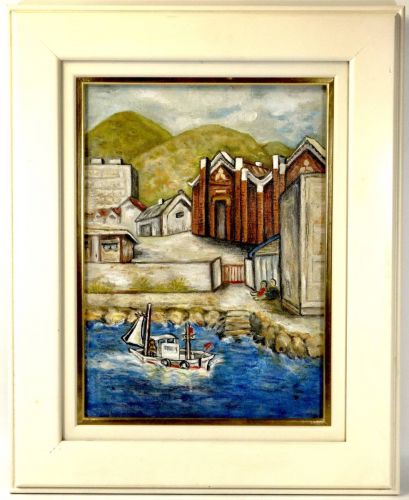 December 12, 1991 Oil painting Inscription: Ihara Landscape painting F4 size Painting art Framed item Width 38.5 cm Height 47.5 cm OSO