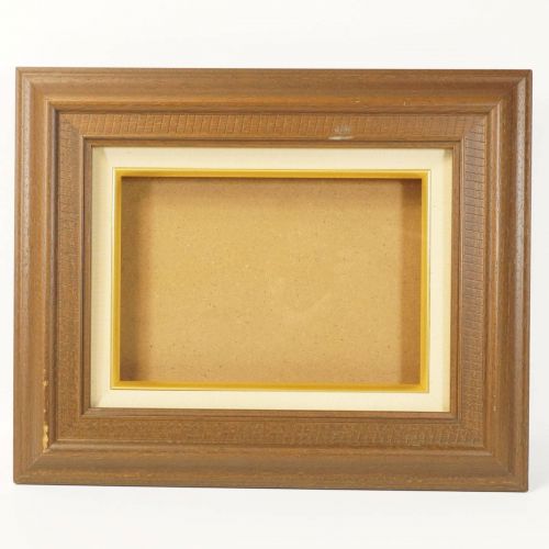 Vintage art frame Frame with glass SM Vertical and horizontal combined use External shape (width 37 cm, height 30 cm) Window size (width 21.5 cm, height 14.5 cm) Painting Oil painting Watercolor lithograph KKM