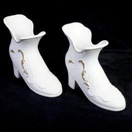 50％OFF！ 昭和ビンテージ SETO CRAFT製 陶器製ブーツ型花瓶 2点 ...